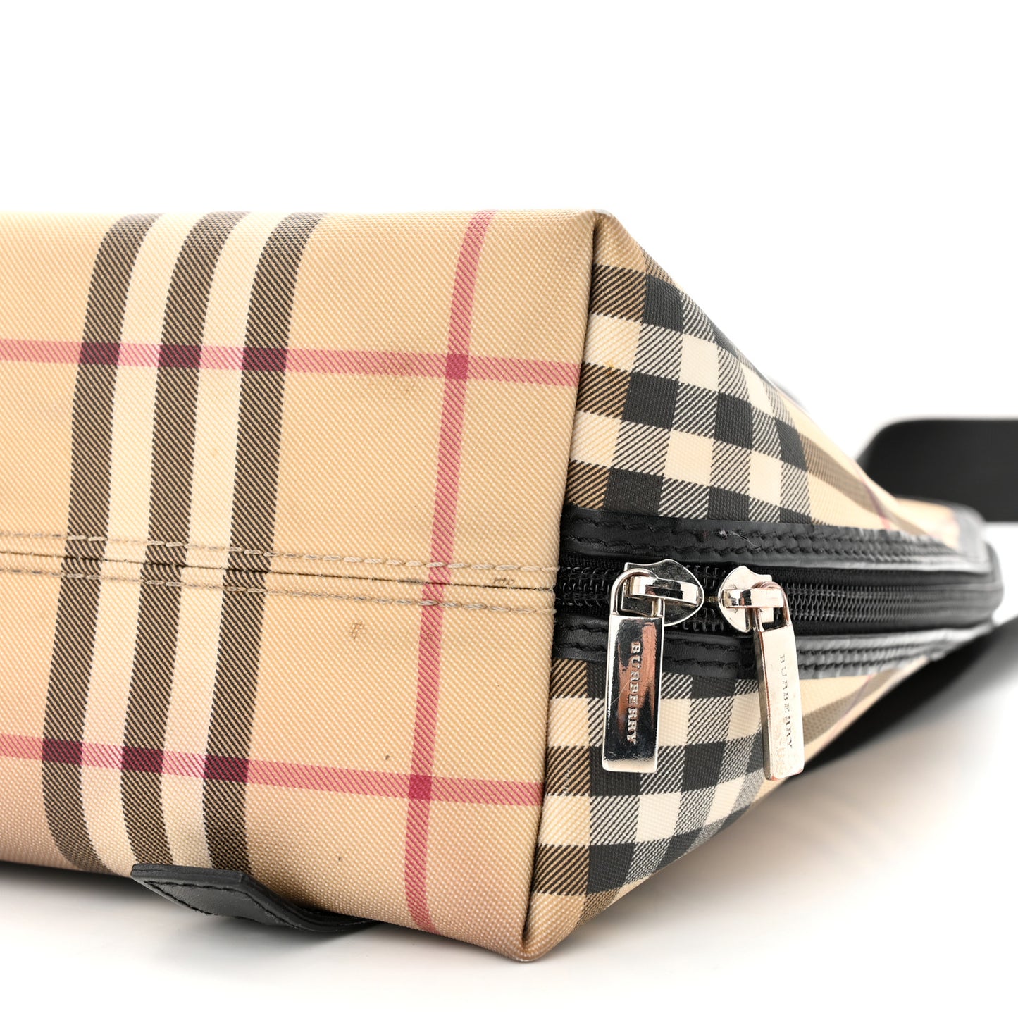 Canvas House Check Backpack Black