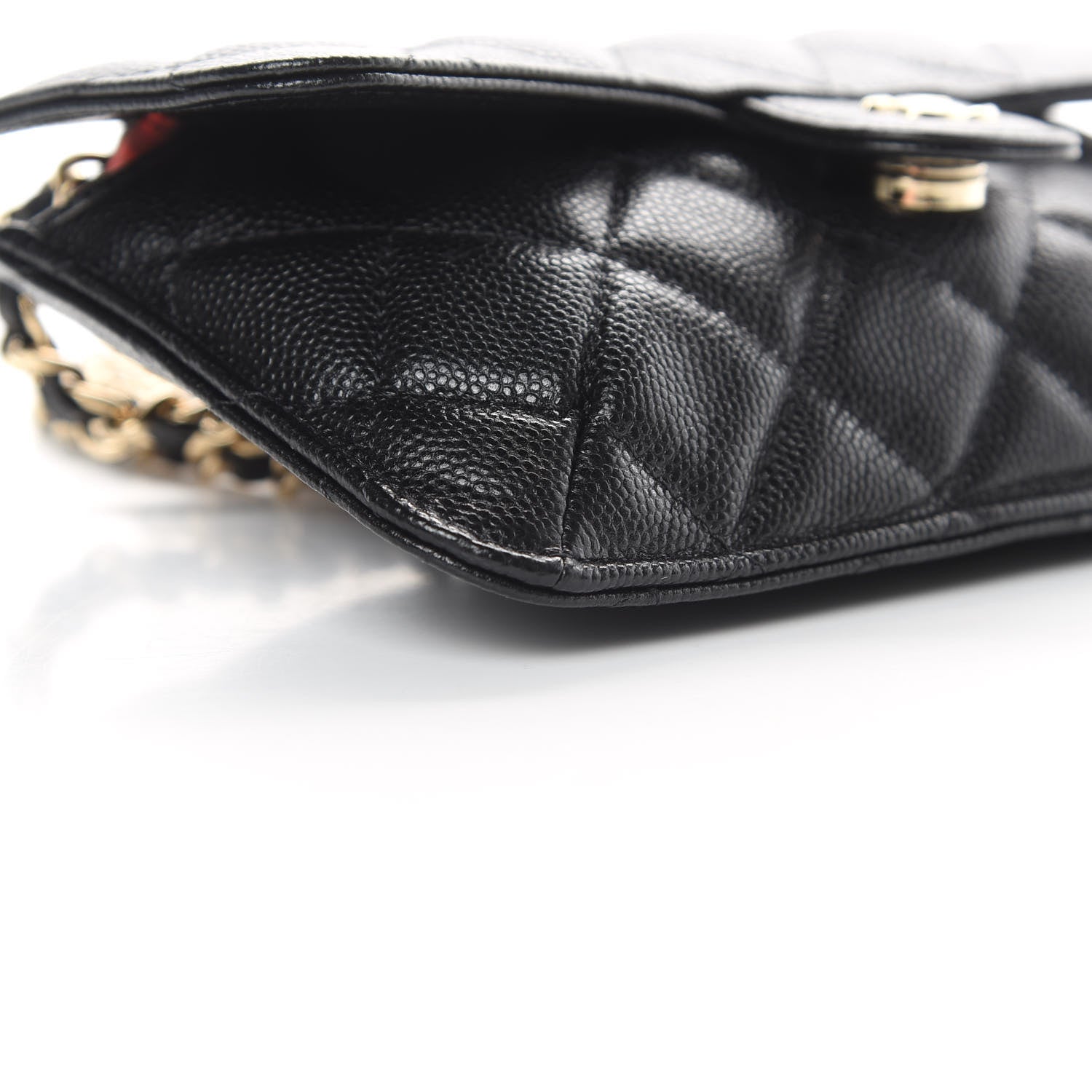 Chanel Caviar Fabric Graffiti Foldable Tote Bag With Chain Black Multicolor 17 of 20