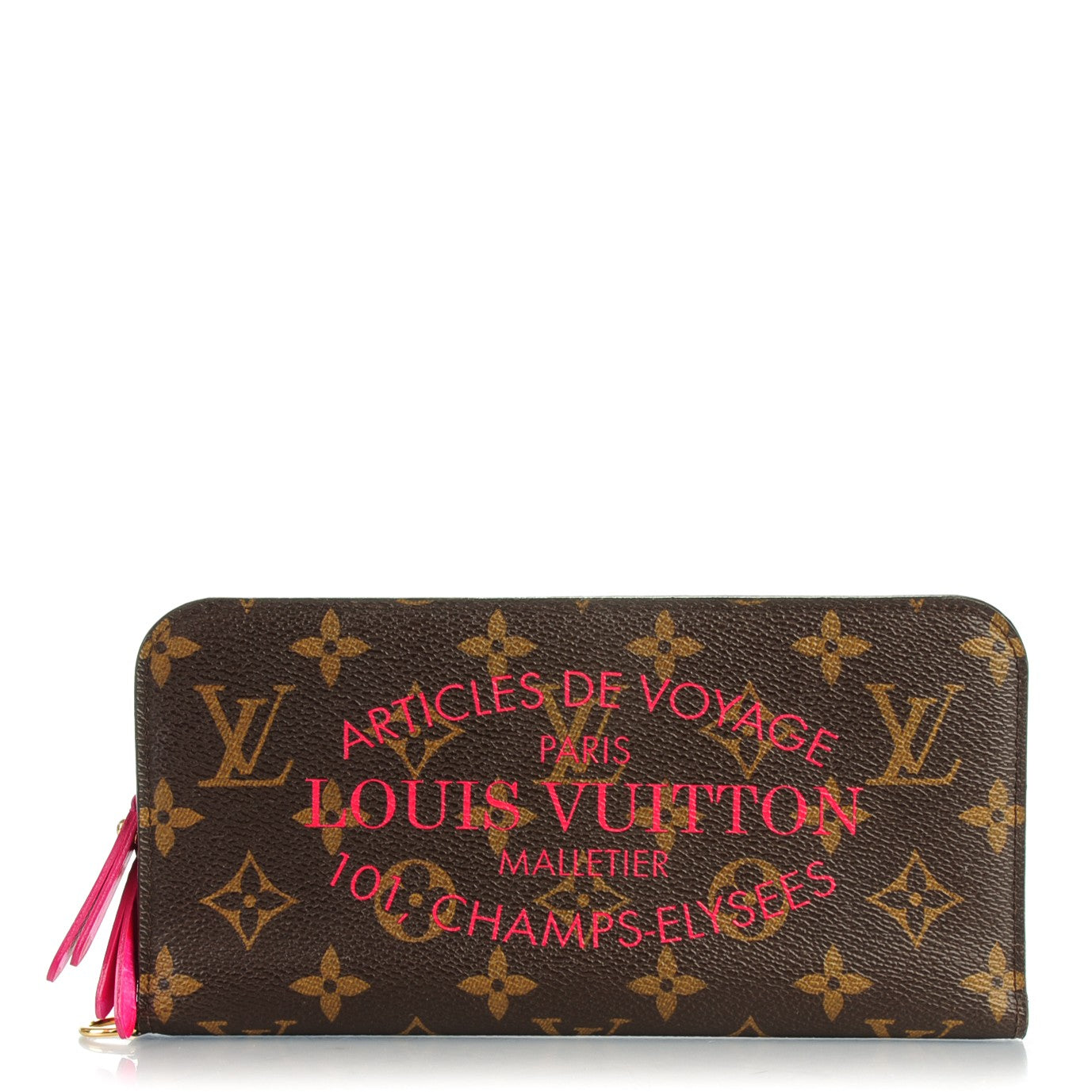 Louis Vuitton Monogram Articles de Voyage Ikat Insolite Wallet Rose Indien 1 of 7