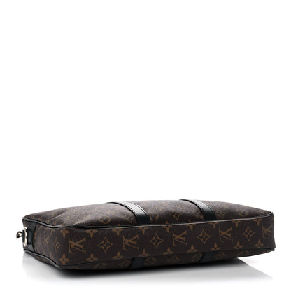 Louis Vuitton Monogram Macassar Porte-Documents Voyage PM 4 of 9