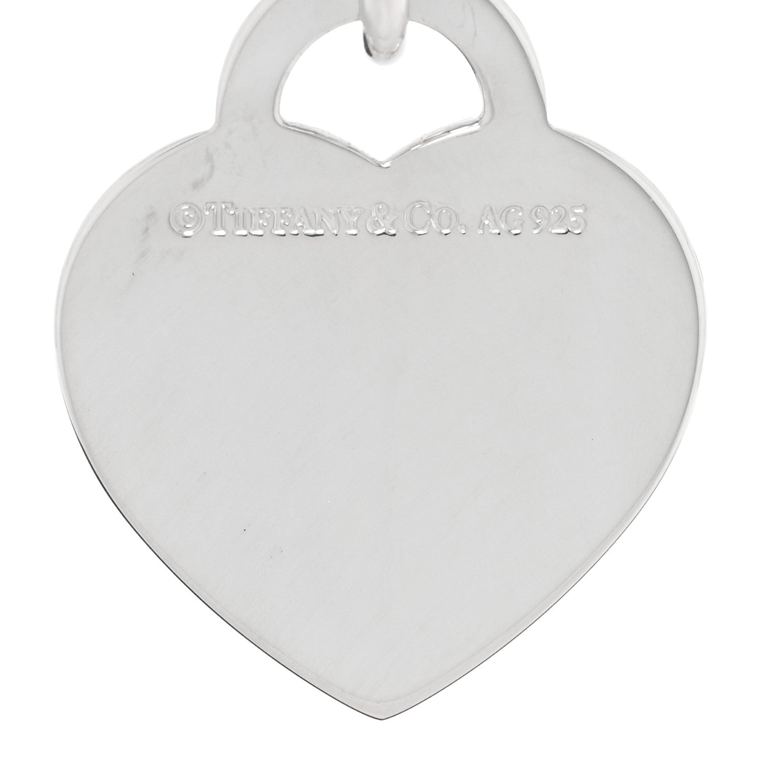 Tiffany Sterling Silver Heart Tag Charm Bracelet 3 of 4