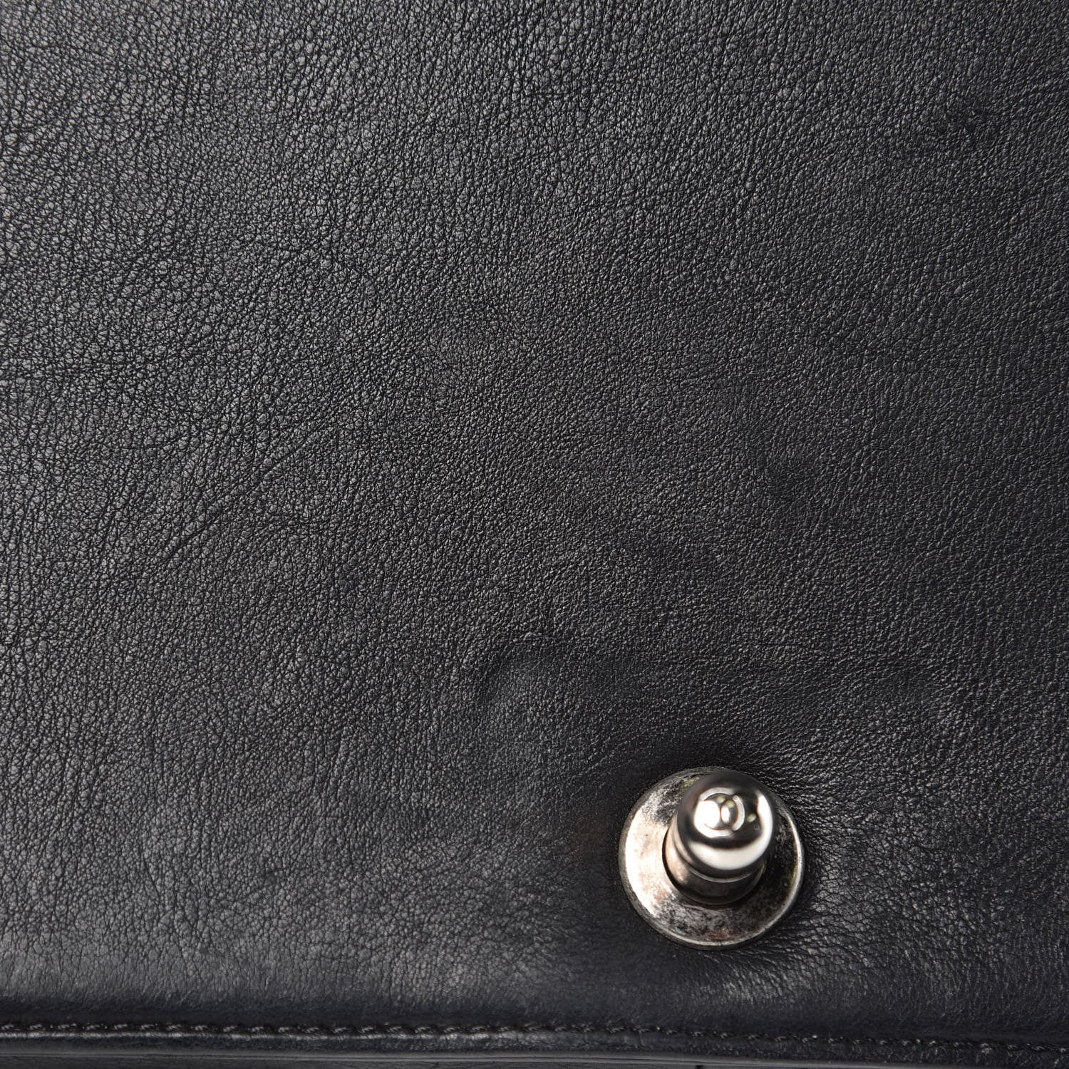 Chanel Calfskin Double Stitch Medium Boy Flap Black 16 of 16