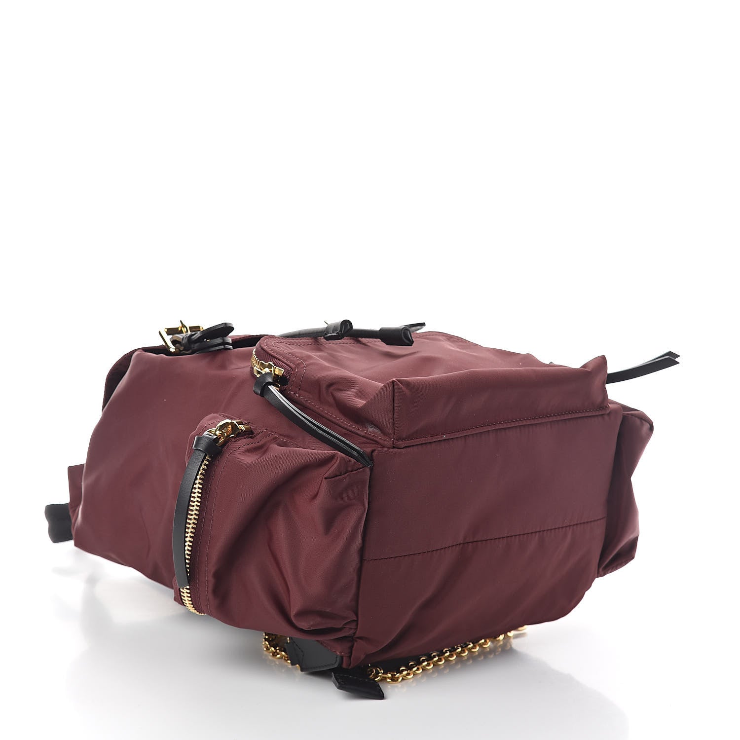 Burberry Nylon Medium Rucksack Backpack Burgundy Red 4 of 9