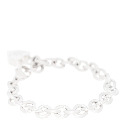 Tiffany Sterling Silver Heart Lock Charm Bracelet 2 of 3