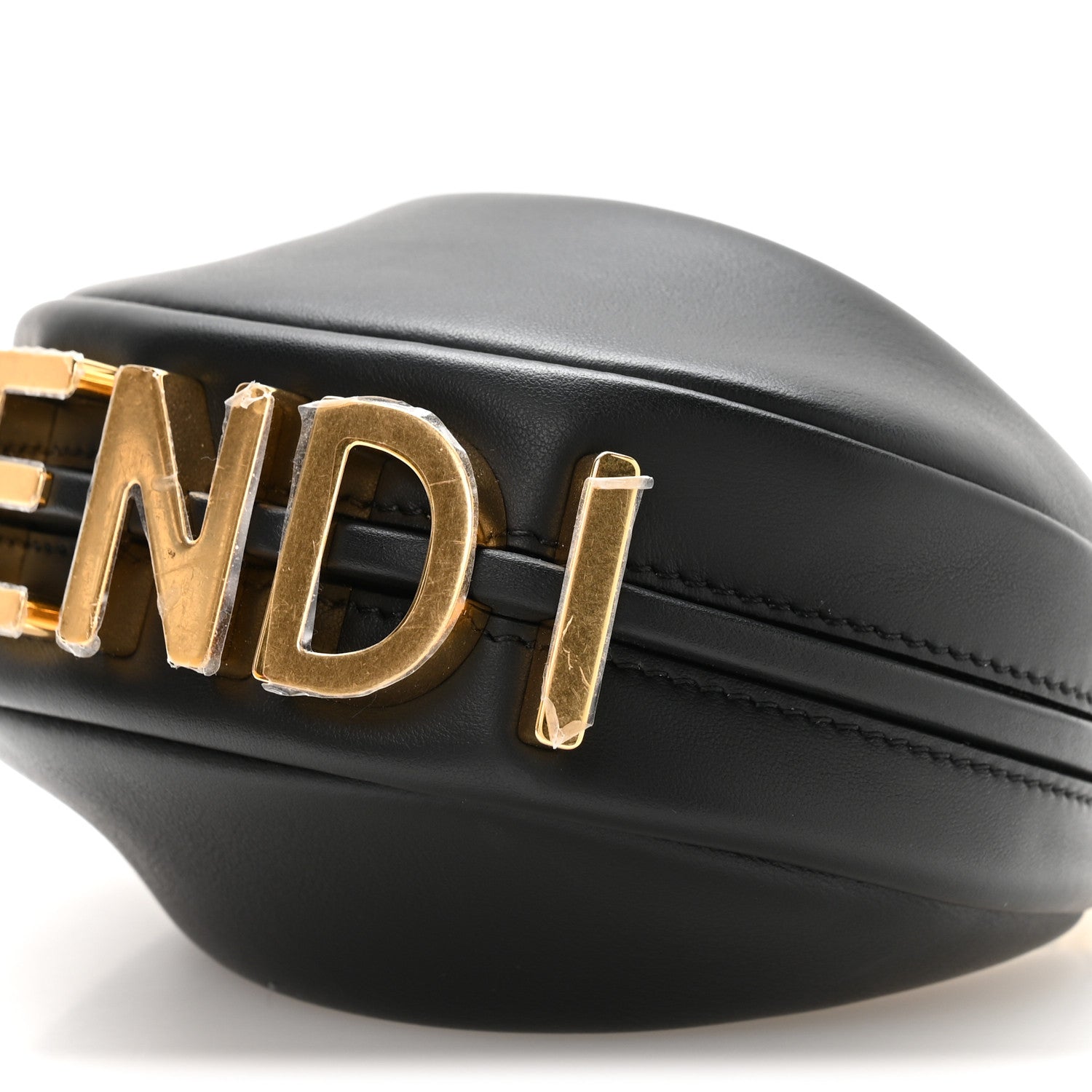 Fendi Vitello Grace Matte Nano Fendigraphy Hobo Charm Black 10 of 11