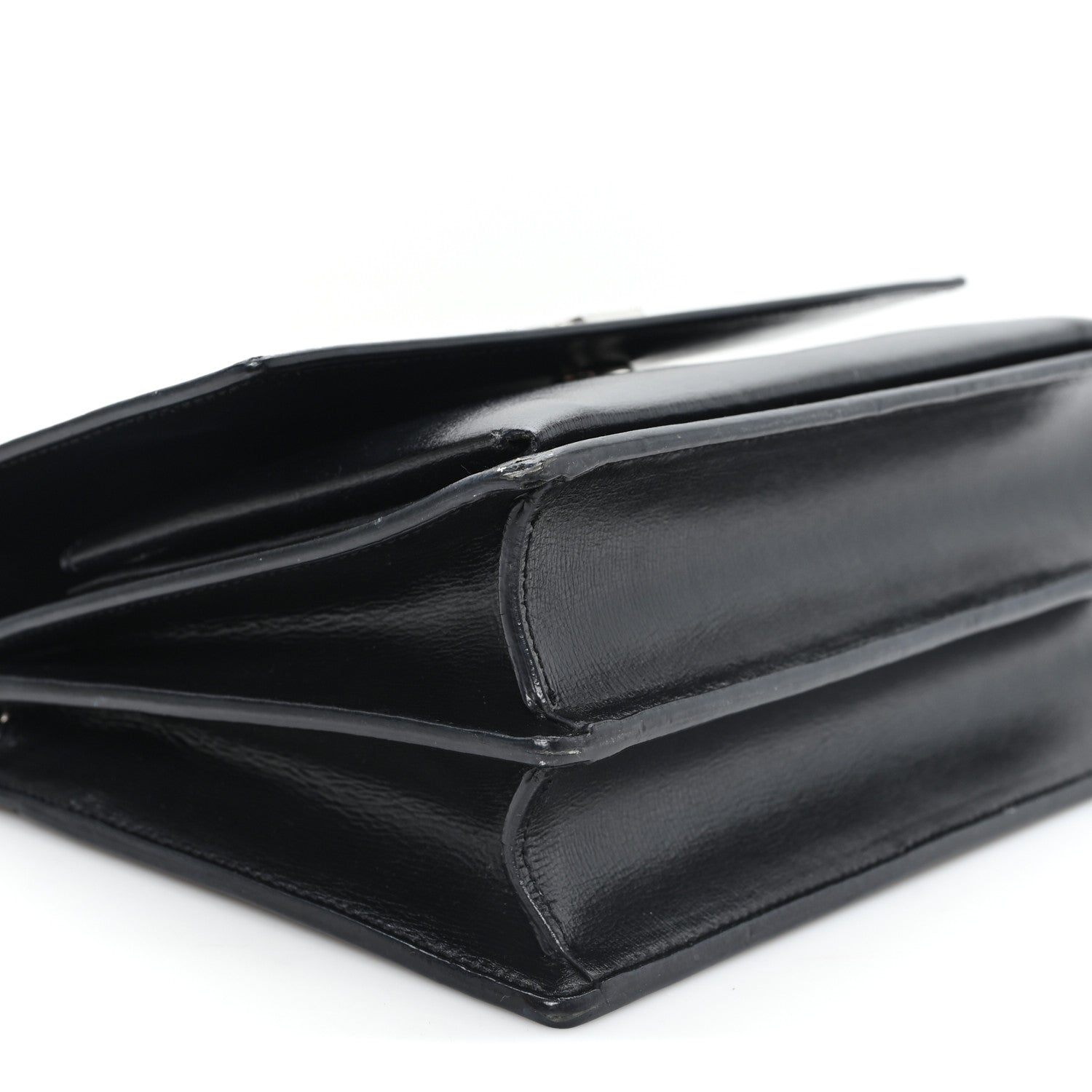 Saint Laurent Calfskin Medium Monogram Sunset Black 9 of 13