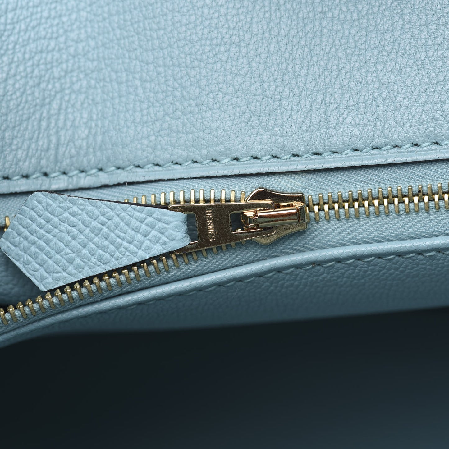 Epsom Birkin 30 Bleu Atoll