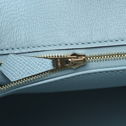 Hermes Epsom Birkin 30 Bleu Atoll 17 of 28