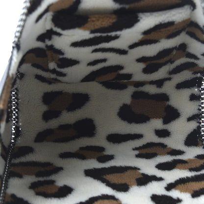 Stella McCartney Eco Alter Nappa Shearling Leopard Print Falabella Reversible Tote Black 13 of 16