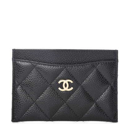 Chanel Caviar Quilted Card Holder Black 1 of 8