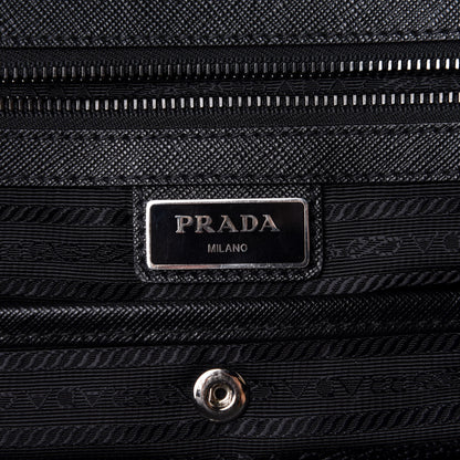 Prada X JAMES JEAN Tessuto Nylon Patch Shopping Tote Black 6 of 10