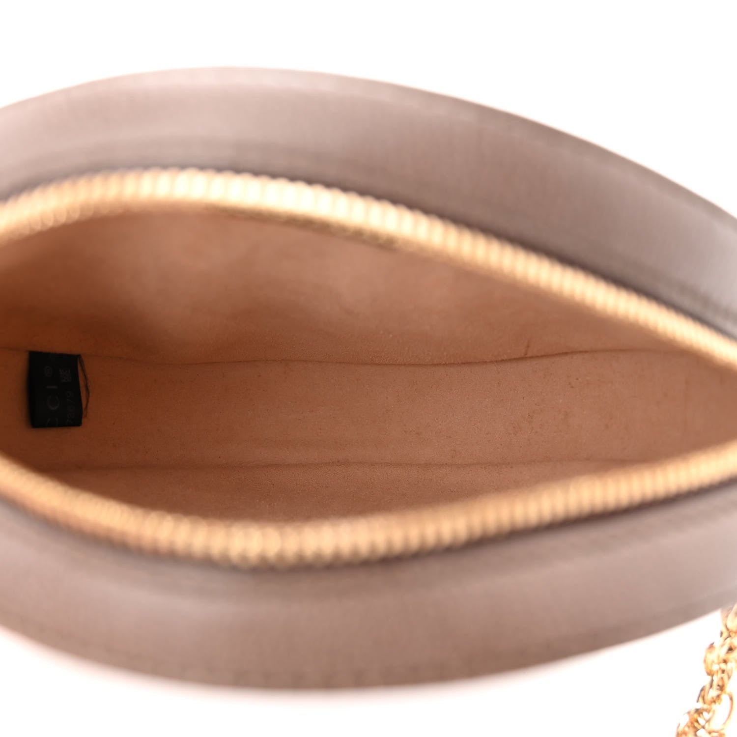 Gucci GG Supreme Monogram Web Mini Ophidia Round Shoulder Bag Brown 5 of 11