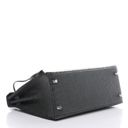 Hermes Ostrich Kelly Sellier 28 Vert Titien 6 of 33