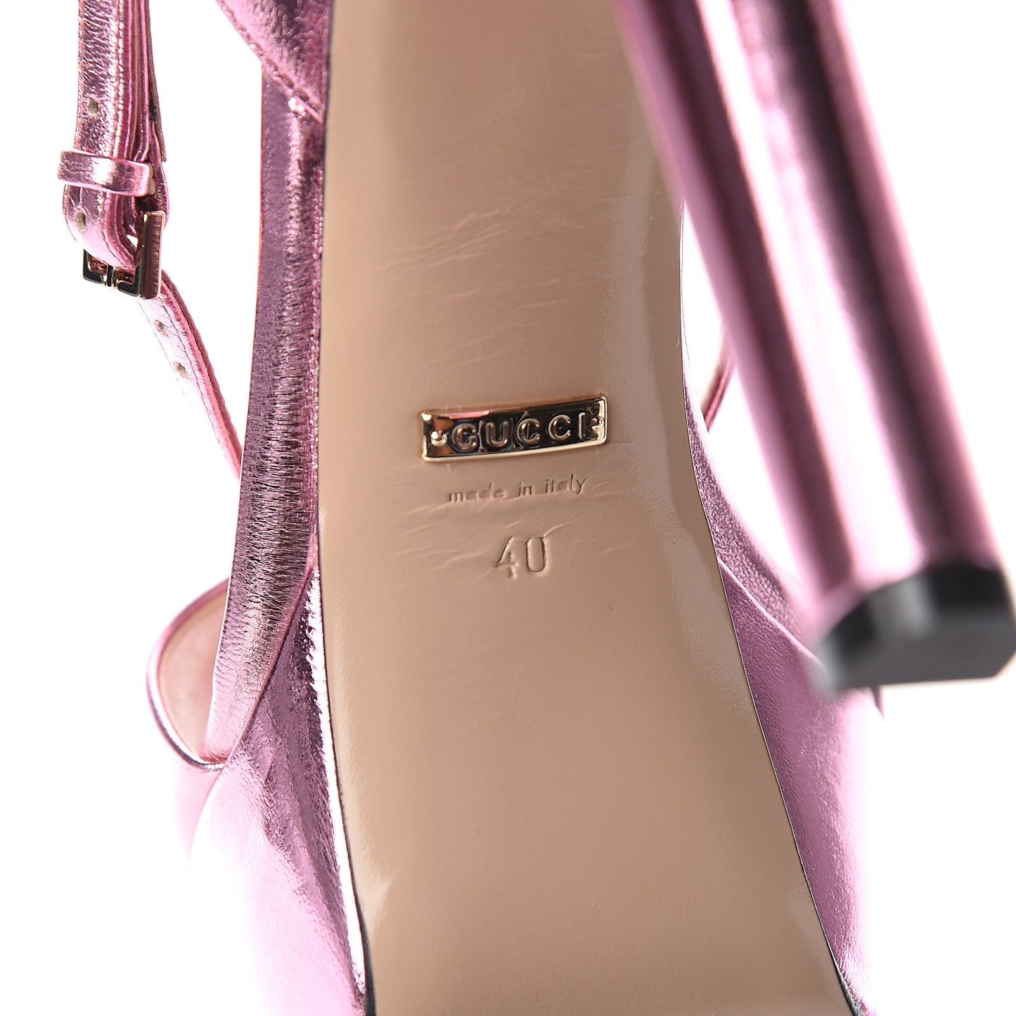 Malaga Kid Horsebit Platform Sandals 40 Pink