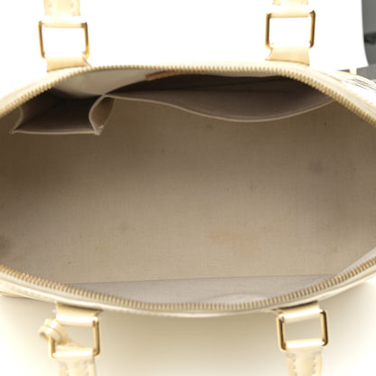 Louis Vuitton Vernis Alma GM Blanc Corail 8 of 21