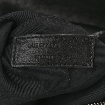 Saint Laurent Lambskin Quilted Medium Loulou Puffer Monogram Chain Satchel Black 7 of 9