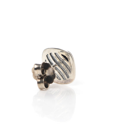 David Yurman Sterling Silver 18K Yellow Gold Black Onyx 7mm Albion Earrings 4 of 4