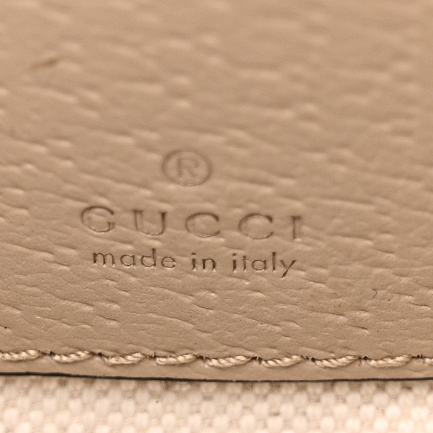 GG Supreme Monogram Textured Dollar Calfskin Web Mini Ophidia Top Handle Bowler Bag Beige Mystic White Oatmeal
