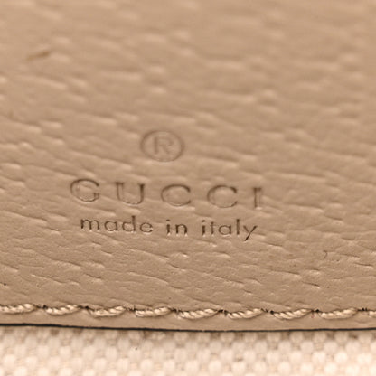 Gucci GG Supreme Monogram Textured Dollar Calfskin Web Mini Ophidia Top Handle Bowler Bag Beige Mystic White Oatmeal 6 of 14