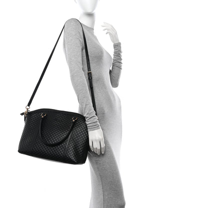 Gucci Soft Microguccissima Dome Satchel Black 2 of 15