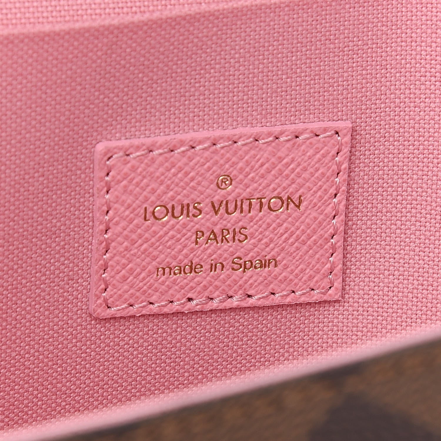 Louis Vuitton Damier Ebene Studded Pochette Felicie Chain Wallet 7 of 9