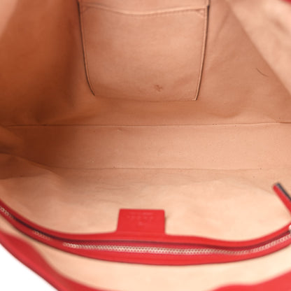 Gucci Calfskin Web Embroidered Medium Dionysus Hobo Hibiscus Red 5 of 14