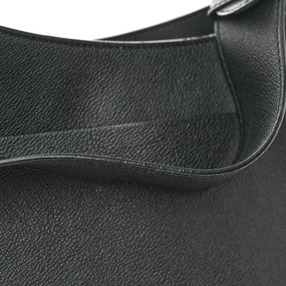 Burberry Grainy Calfskin Small Elmstone Hobo Black 11 of 12