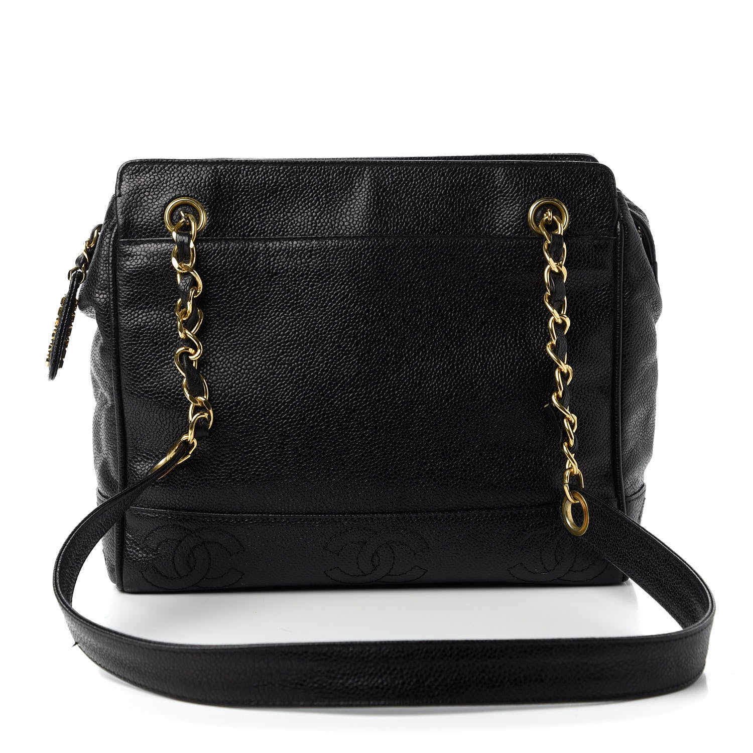 Chanel Caviar CC Shoulder Bag Black 1 of 10