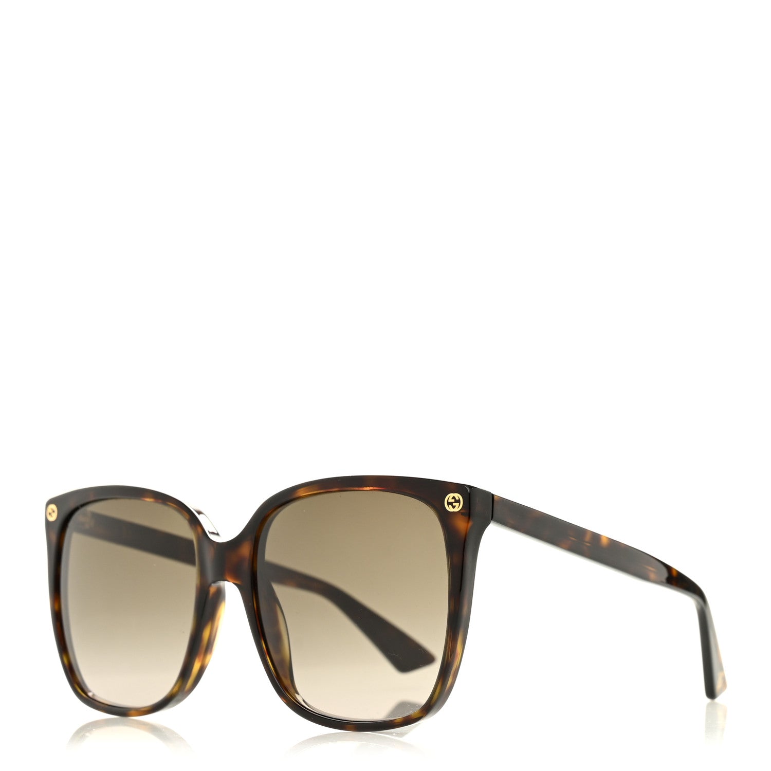 Gucci Acetate GG Sunglasses GG0022S Havana 1 of 8