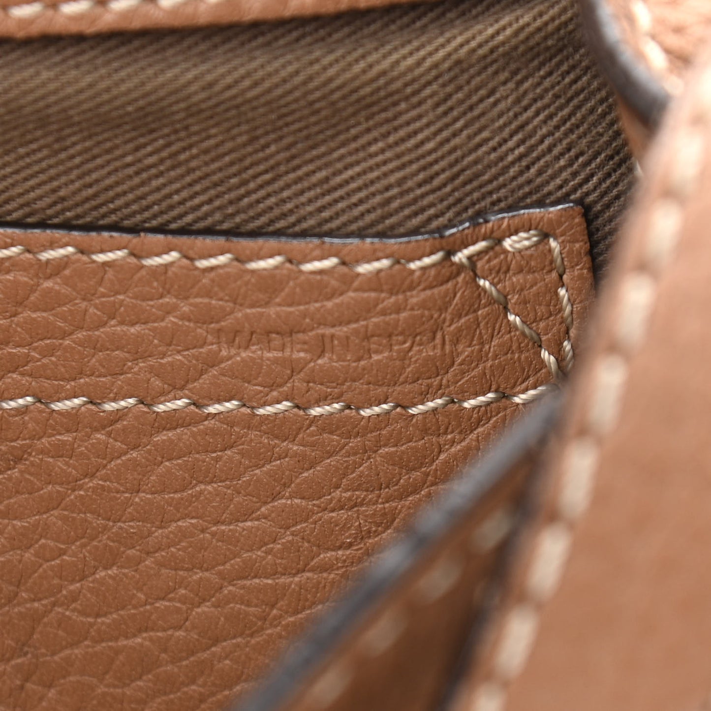 Calfskin Mini Marcie Round Crossbody Bag Nut