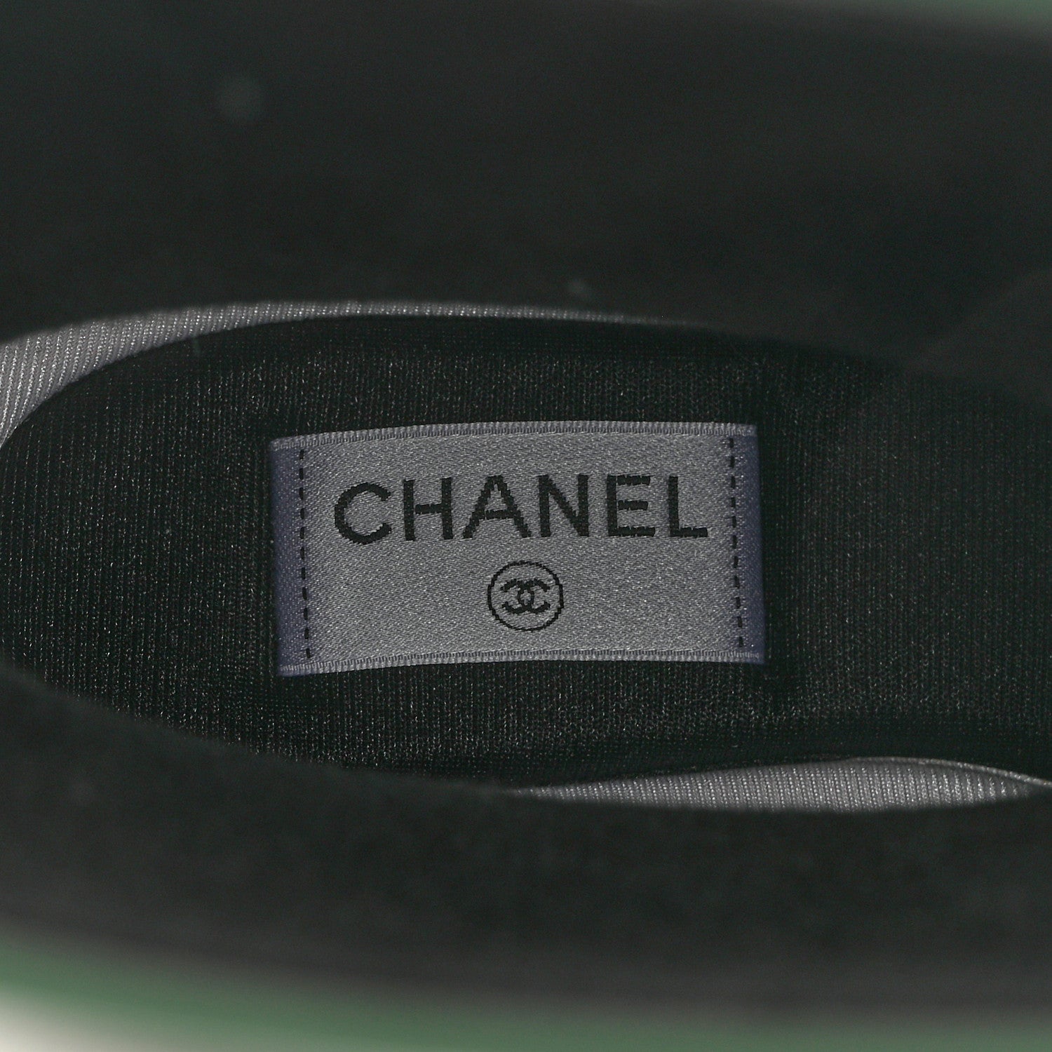 Chanel Caoutchouk CC High Boots 39 Dark Green 7 of 8