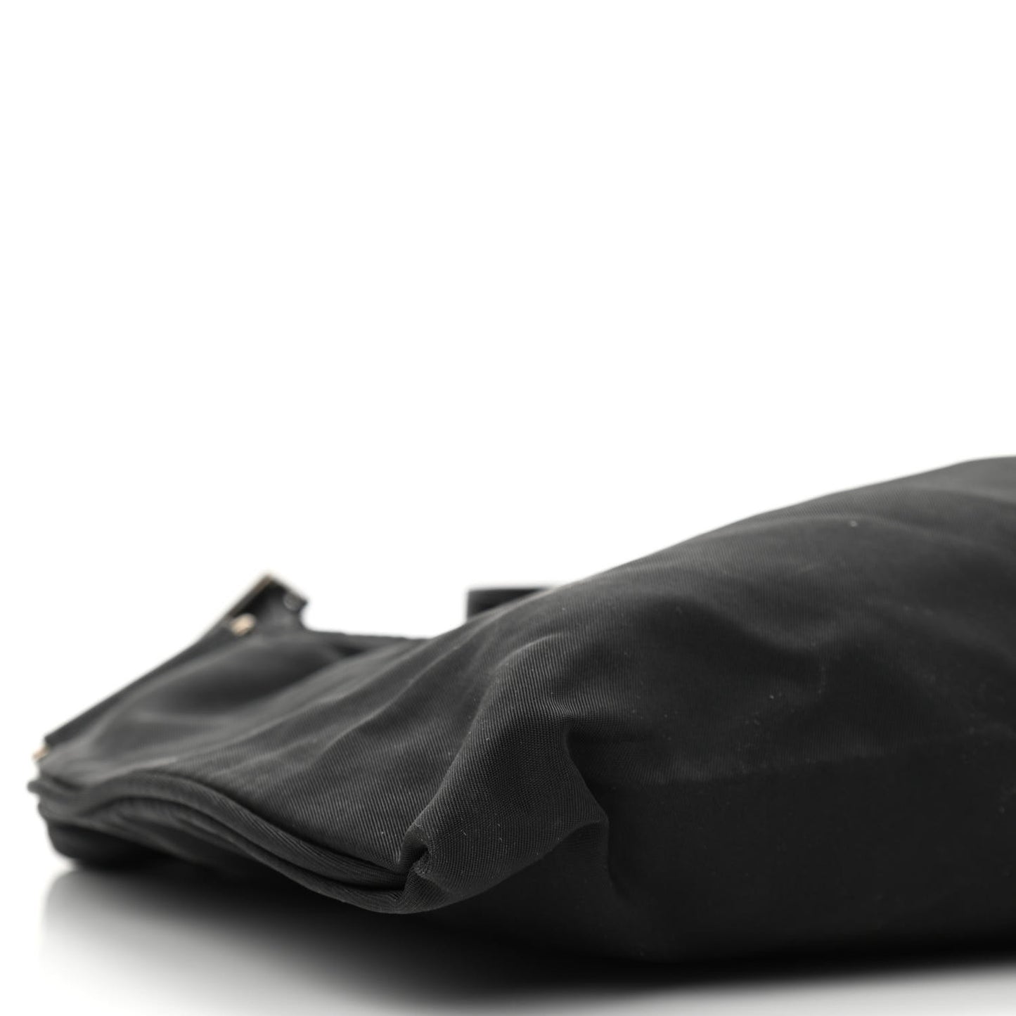 Nylon Messenger Bag Black