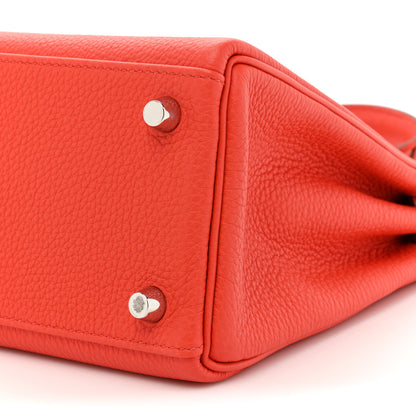 Hermes Togo Kelly Retourne 25 Capucine 7 of 9