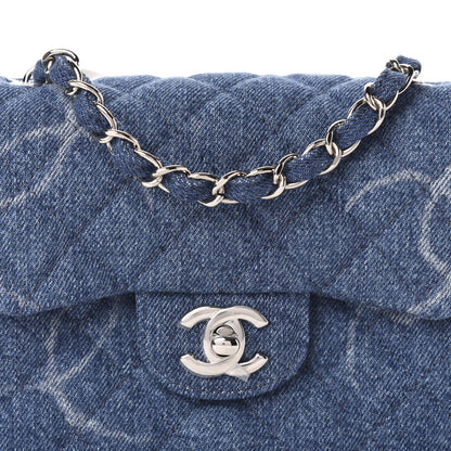 Chanel Denim CC Quilted Mini Square Flap Blue 10 of 10