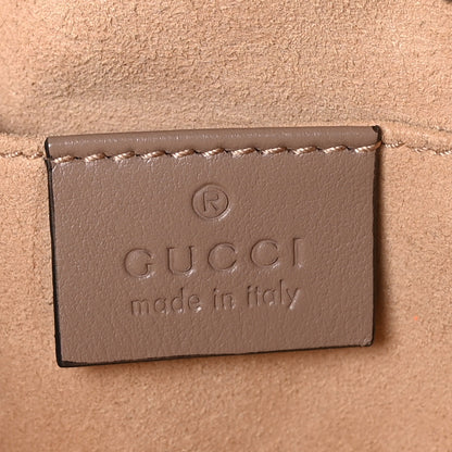Gucci Calfskin Matelasse Small GG Marmont Chain Shoulder Bag Porcelain Rose 6 of 9