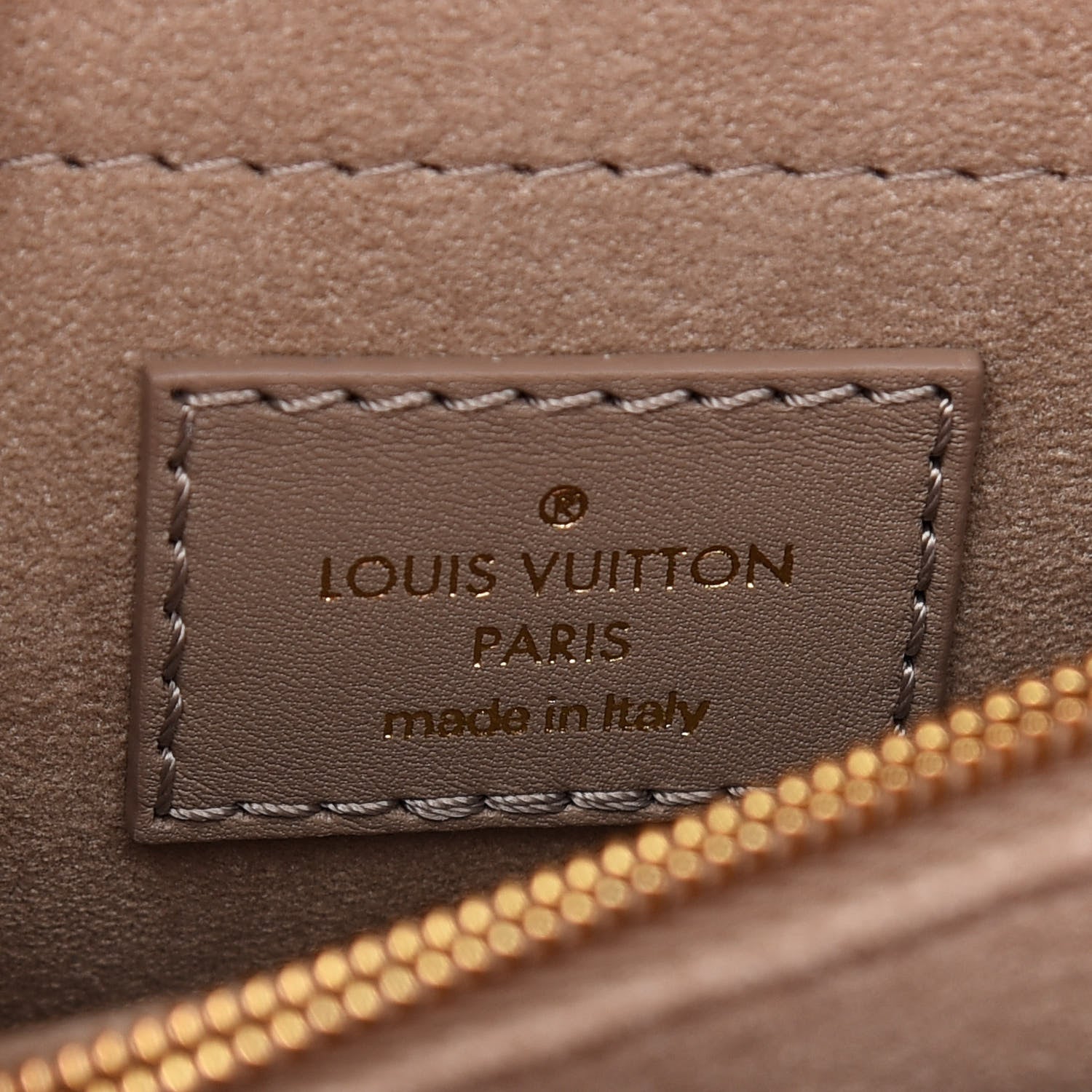 Louis Vuitton Calfskin LV New Wave Chain Bag Taupe 6 of 8