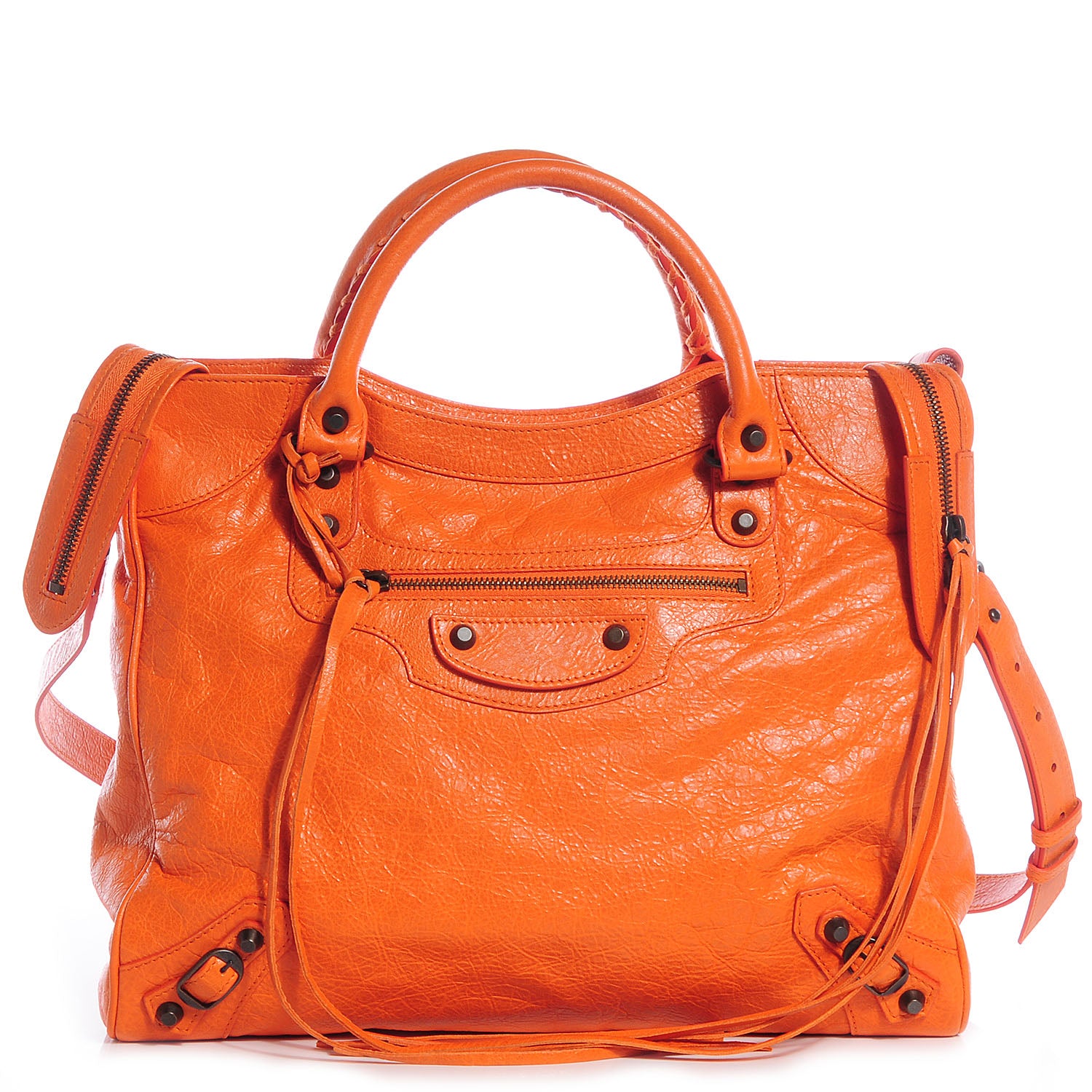 Balenciaga Agneau Velo Tangerine 1 of 8