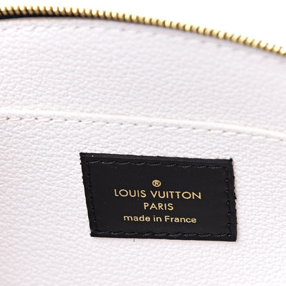 Louis Vuitton Monogram Giant Crafty Cosmetic Pouch Crème Caramel 5 of 8