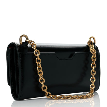 Off-White Calfskin Jitney Chain Wallet Black 2 of 8