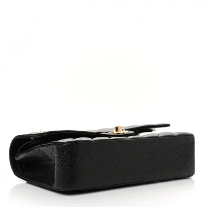 Chanel Caviar Quilted Medium Double Flap Black 5 of 12