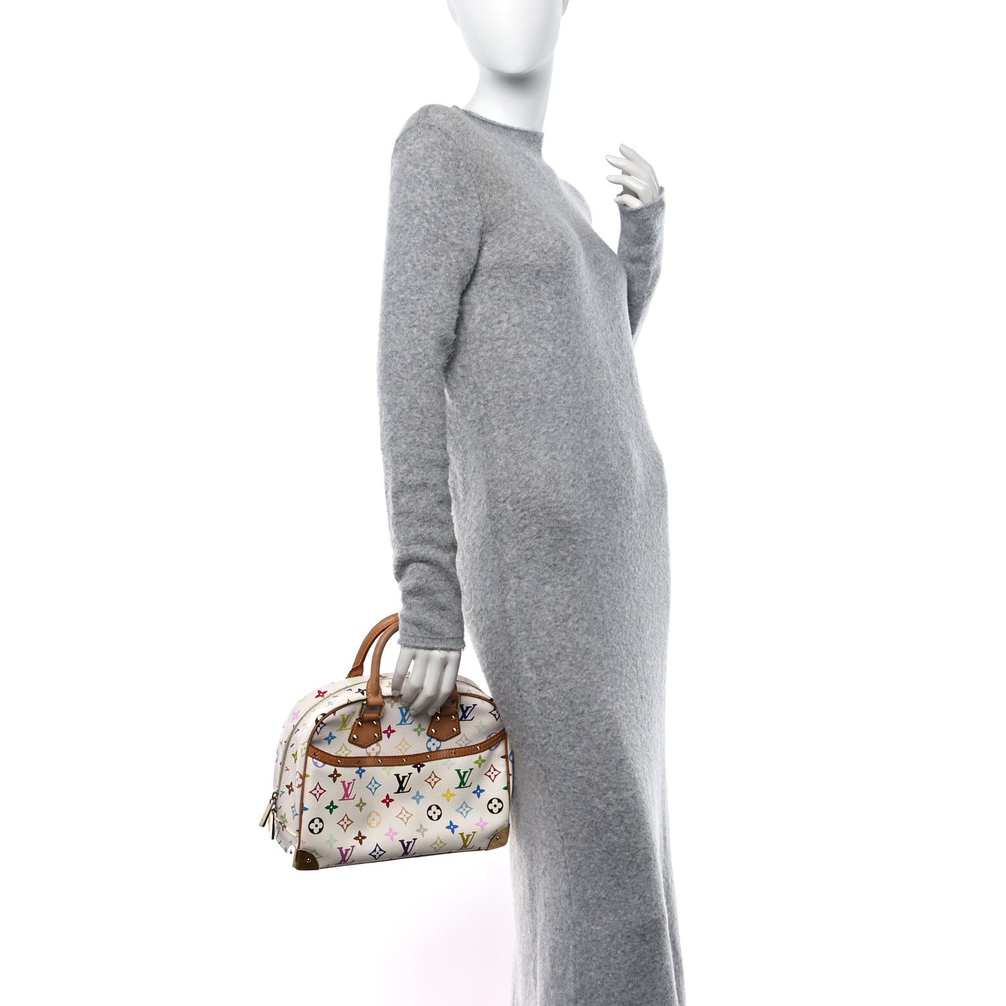 Monogram Multicolor Trouville White