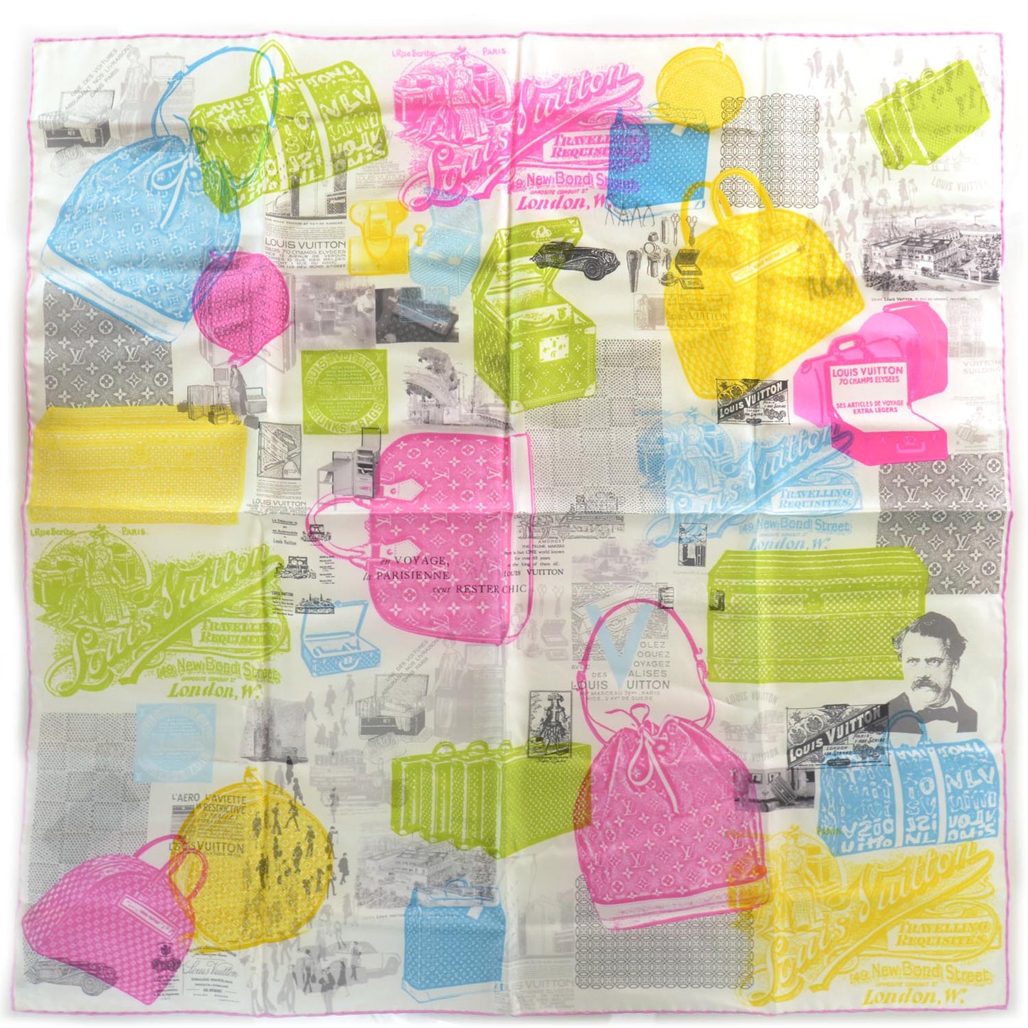 Silk Travel Pop Art Scarf