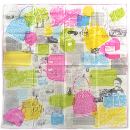 Louis Vuitton Silk Travel Pop Art Scarf 2 of 5