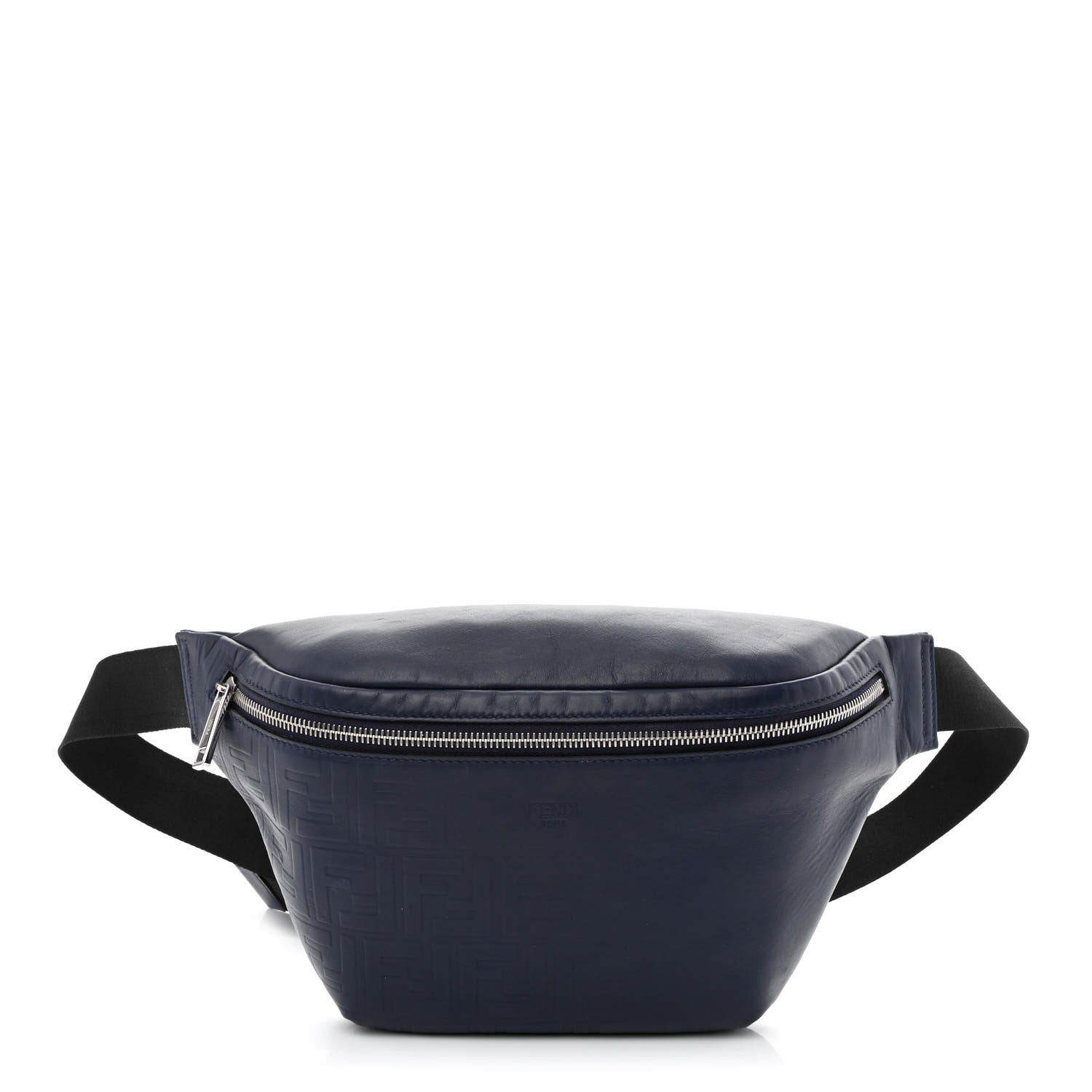Fendi Vitello Grace FF Gradient Embossed Belt Bag Blueberry 1 of 11