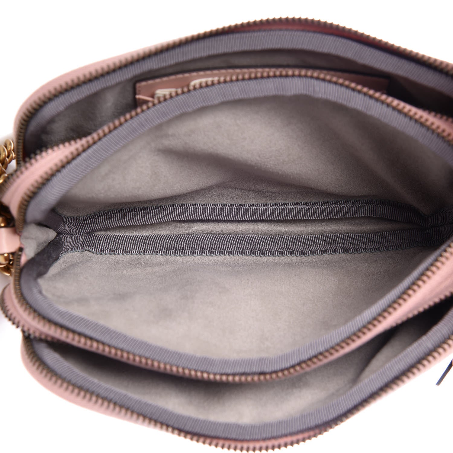 Gucci Calfskin Matelasse Mini GG Marmont Chain Crossbody Bag Perfect Pink 5 of 10
