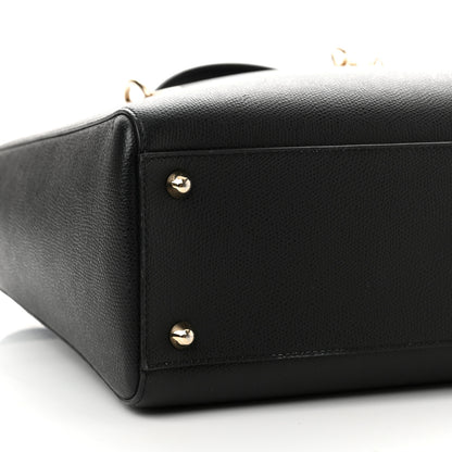 Christian Dior Grained Calfskin Large Lady Dior Black 8 of 12