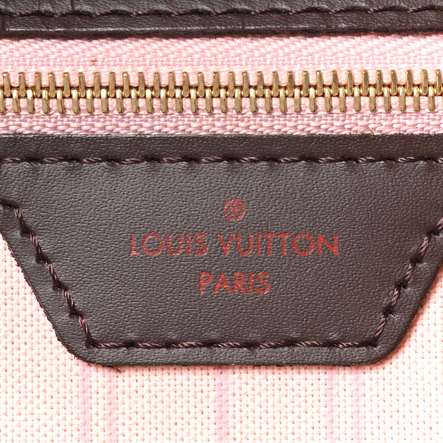 Damier Ebene Neo Neverfull MM Rose Ballerine