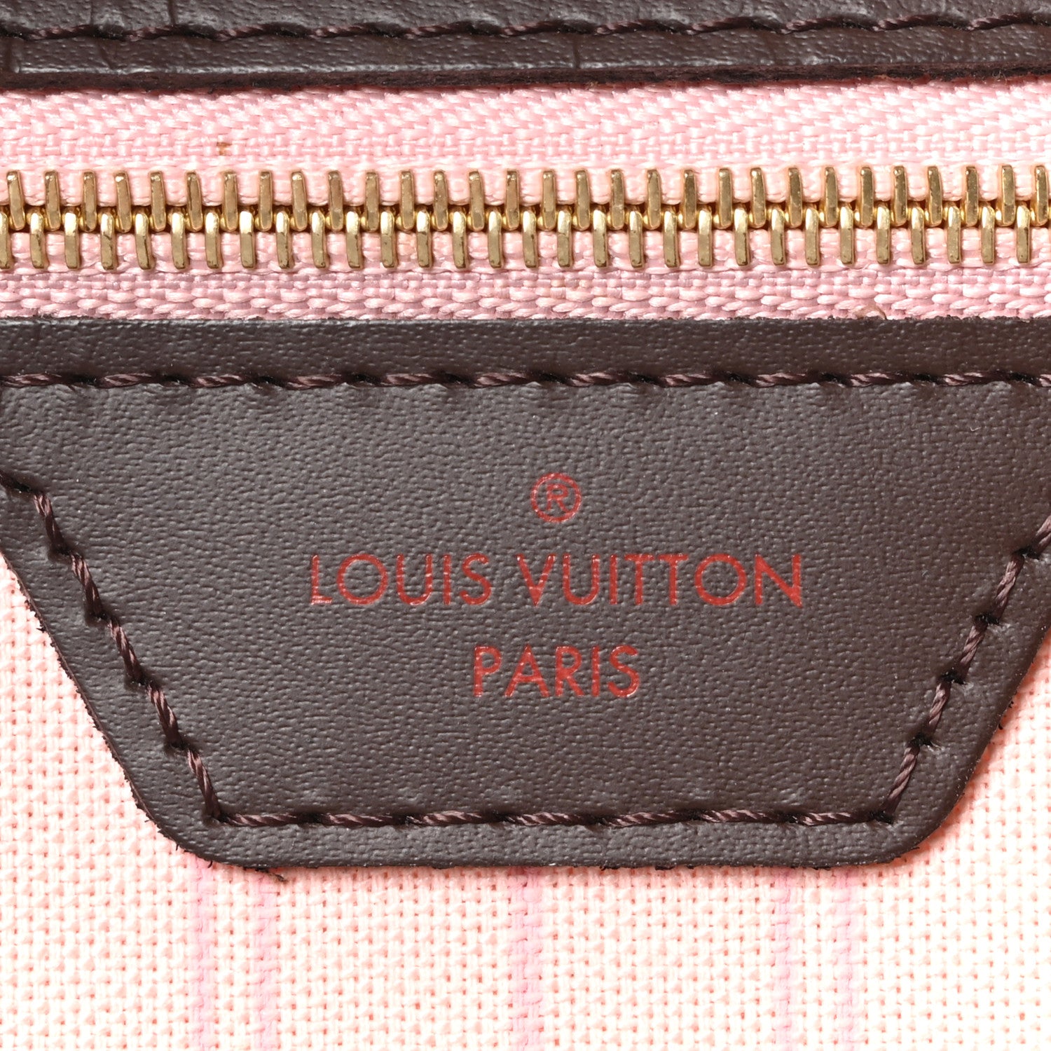 Louis Vuitton Damier Ebene Neo Neverfull MM Rose Ballerine 7 of 10