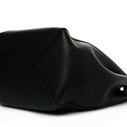 Celine Soft Grained Calfskin Small Belt Cabas Phantom Black 9 of 12