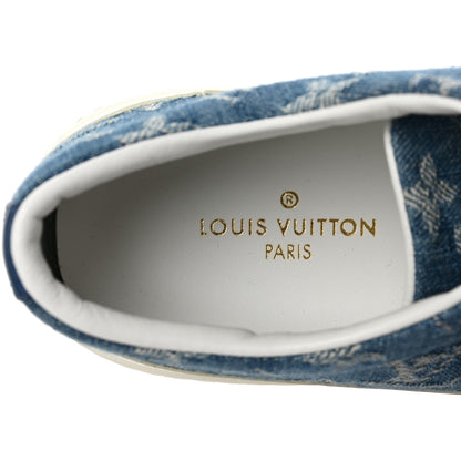 Louis Vuitton Denim Monogram Stellar Sneakers 37.5 Bleu Jeans Blue 8 of 10